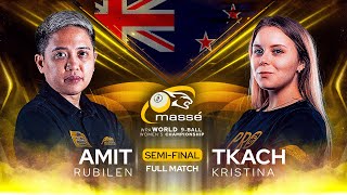 AMIT vs TKACH ▸ 2024 Massé WPA Womens World 9Ball Championship [upl. by Mallis350]