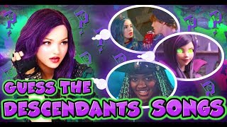 Descendants Guess The Song [upl. by Erodeht]