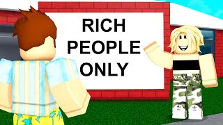 GOLD DIGGER Only Let RICH PEOPLE In She Became My ENEMY Roblox Movie [upl. by Notsgnal]