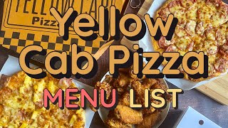 Yellow Cab Pizza Menu Prices Philippines Restaurant Menu Menu [upl. by Roos727]