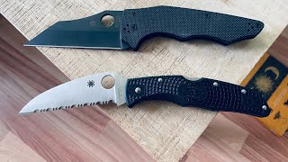 The Spyderco Endura Wharncliffe serrated [upl. by Eniamrahs]