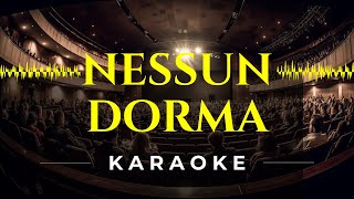 Nessun dorma  Turandot  Versión Karaoke Profesional con CORO [upl. by Letnahs368]