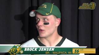 NDSU Football Post Game Press Conference Aug 30 2013 [upl. by Elegna]