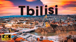 Tbilisi Georgia in 4k UHD Drone Video [upl. by Quickel]