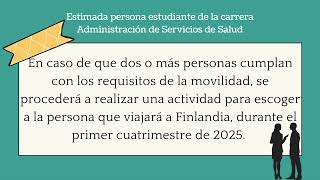 Invitación movilidad estudiantil a Savonia UAS I cuatrimestre 2025 [upl. by Tybald872]