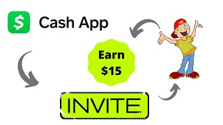 How to Earn 15 Using Cashapp Referral Link [upl. by Sterne]