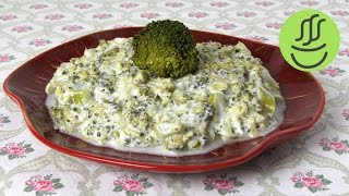 Brokoli Salatası  Yoğurtlu Brokoli Salatası [upl. by Ayotyal589]