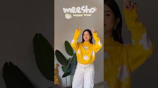 Meesho winter wear haul youtubeshorts shorts meeshofinds [upl. by Orgel]