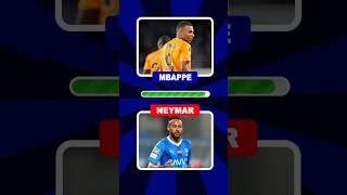 Mbappe vs Neymar 😱😱😱🔥🔥🔥🔥 Whose a better team player 🥳🥳🥳 thegrandquiz foot kylianmbappe [upl. by Irby470]