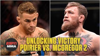 Unlocking Victory Dustin Poirier vs Conor McGregor 2  UFC 257  ESPN MMA [upl. by Zoi792]