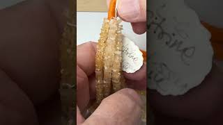 Citrine slices 45 mm 16quot strands no treatments [upl. by Avram]