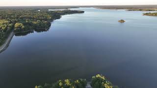 Drone 360 Above Rainbow Flowage  Lake Tomahawk Wisconsin [upl. by Netsrik]