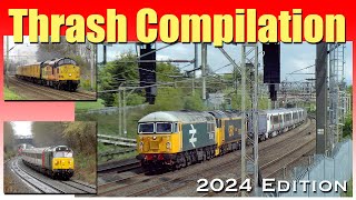 British Diesel Locomotive Thrash Compilation 2024 Edition [upl. by Kleper]