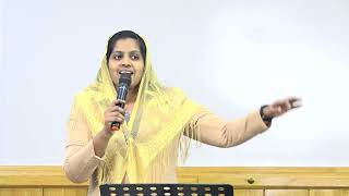 നീ ശത്രുക്കളുടെ നടുവിൽ വാഴുക  Sis Divya reji  ggm divya rejigeorge christianmessage malayala [upl. by Doe142]