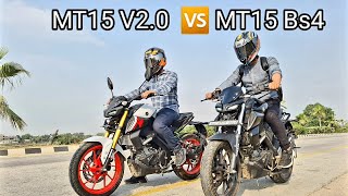 MT15 V20 Vs MT15 BS4  Drag Race  Top End Race 🔥🔥🔥 [upl. by Cully]