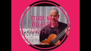 Etude 4 VillaLobos Using the LH Effectively [upl. by Emmit619]