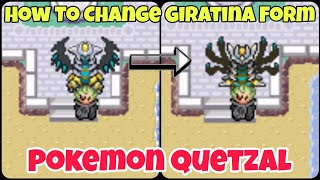 How To Change Giratina Form In Pokemon Quetzal  Giratina Origin Form [upl. by Aynor478]