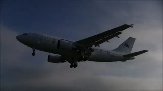 Zero G Airbus A310 landing runway 29 at Dübendorf Switzerland [upl. by Jonathon]