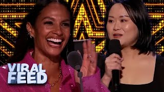 Comedian Has The Judges HOWLING With Laughter  VIRAL FEED [upl. by Ealasaid198]