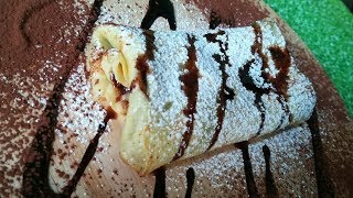 ricetta crepes alla nutella 😍😍 facile e veloce [upl. by Shaya]