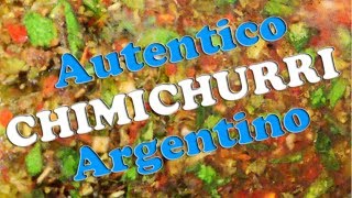 Como hacer chimichurri argentino [upl. by Thia]