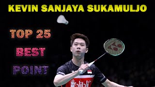 Top 25 Best Point  Kevin Sanjaya Sukamuljo  Trickshot  Defense  Attack  Shuttle Amazing [upl. by Leind559]