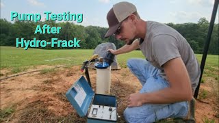 HydroFracking Water Wells that Run Dry Pump Testing Before amp After to see What GPM it Makes Now [upl. by Jeremy]