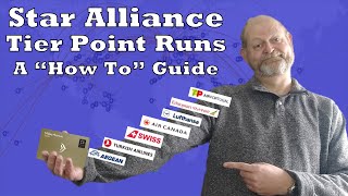 How to Build A Star Alliance Tier Point Run  Mileage Run [upl. by Anidem149]