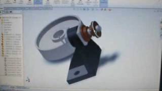 GUIDE ROLLER assembly on Solidworks 2010 [upl. by Boyes]