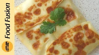 Stuffed Lifafa Crepes Recipe By Food Fusion [upl. by Nolyarb217]