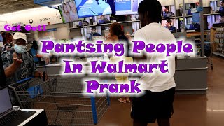 Pantsing People In Walmart Prank  Vlog 1 [upl. by Drofliw340]