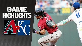 Dbacks vs Royals Game Highlights 72424  MLB Highlights [upl. by Robin]