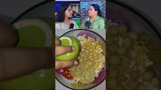 Jaya Kishori ji ki favourite street food jalmuri jayakishori streetfood cooking food [upl. by Eimmat]