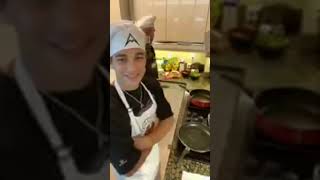 Austin Mahone • Instagram Live CookingWithAustin Ep3 [upl. by Nanni]