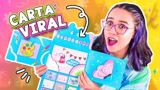 TARJETA DE CUMPLEAÑOS VIRAL EN TIK TOK 🥳 🎁💜 ✄ Craftingeek [upl. by Koetke496]