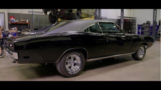 BRAND NEW EPISODE 1969 CHARGER RT SPECIAL EDITION 440 4SPEED TRIPLE BLACK STUNNER [upl. by Ennaillek]