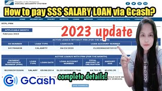 How to pay SSS Salary Loan online via Gcash 2023 update [upl. by Emmit]