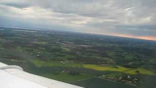 Take off from Linkoping City Airport with KLM Fokker 70 [upl. by Elleb]