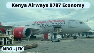 Trip Report  Kenya Airways Economy Class [upl. by Llerdnod]