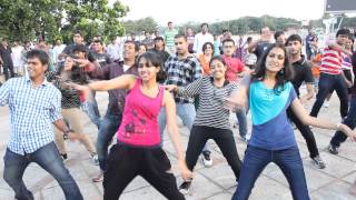 Flash Mob by NITTrichy Alumni Students in Hyderabad [upl. by Rehpotsrik142]