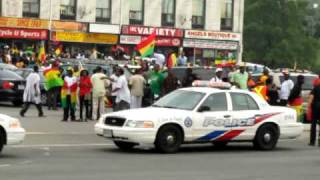 GHANA vs USA World Cup 2010 fans ecstatic [upl. by Leinto]