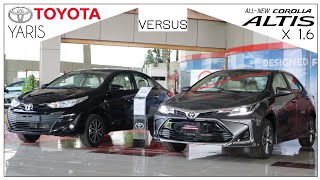 Toyota Corolla Altis 16 Special Edition VS Yaris Ativ X 15 Detailed Comparison with Price [upl. by Puritan595]