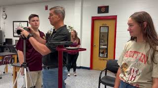 Robertsdale High Schools JROTC leader is a Golden Apple winner [upl. by Dorcas245]