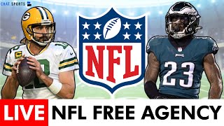 NFL Free Agency 2023 LIVE  Day 1 Latest Signings Rumors News On Aaron Rodgers Trade To Jets [upl. by Aicala]