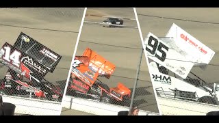 King of the Wing Sprint Cars  Top 4 Fast Qualifiers  Colorado National Speedway [upl. by Norga]