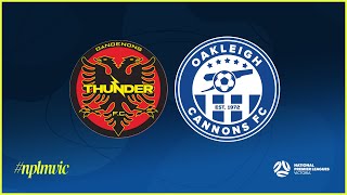 2024 NPLMVIC Oakleigh Cannons v Dandenong Thunder [upl. by Loftus]