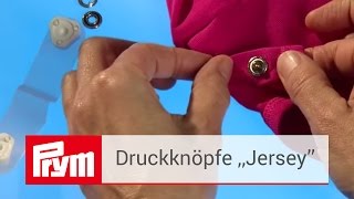 JerseyDruckknöpfe von Prym  Nähfreie Druckknöpfe in verschiedenen Farben [upl. by Bettina689]