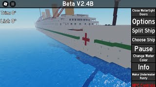 Roblox Britannic sinking original video by RobloxPlayer1911 [upl. by Delos457]