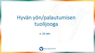 Palauttava tuolijoogavartti [upl. by Etteneg999]