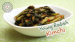 Korean Young Radish Kimchi  열무김치 YeolMu GimChi  Aeris Kitchen [upl. by Tildie]